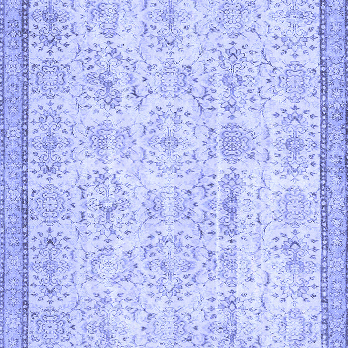 Machine Washable Abstract Blue Contemporary Rug, wshcon486blu