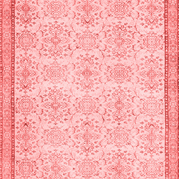 Machine Washable Abstract Red Contemporary Rug, wshcon486red
