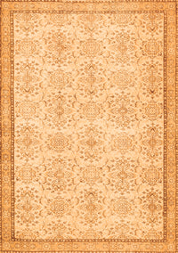 Abstract Orange Contemporary Rug, con486org