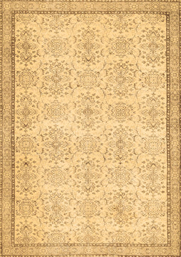 Abstract Brown Contemporary Rug, con486brn