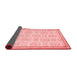 Abstract Red Contemporary Area Rugs