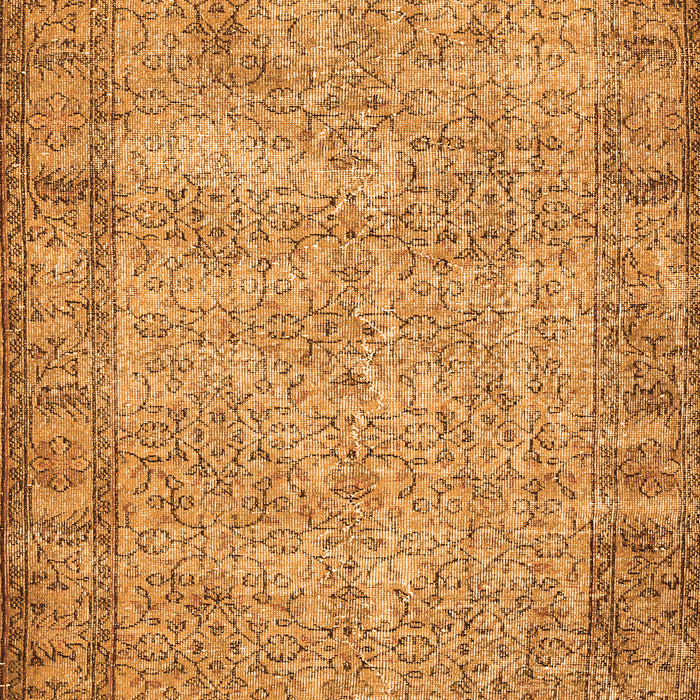 Abstract Orange Contemporary Rug, con487org