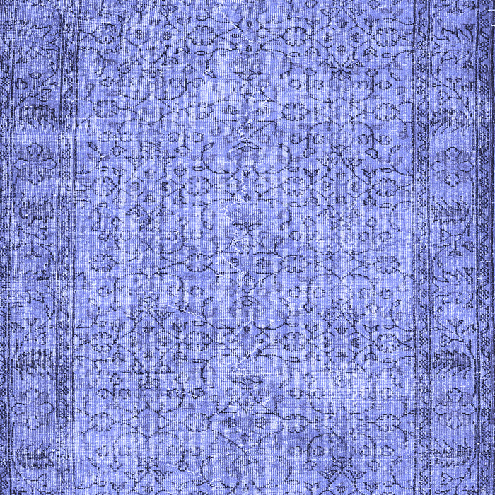 Machine Washable Abstract Blue Contemporary Rug, wshcon487blu
