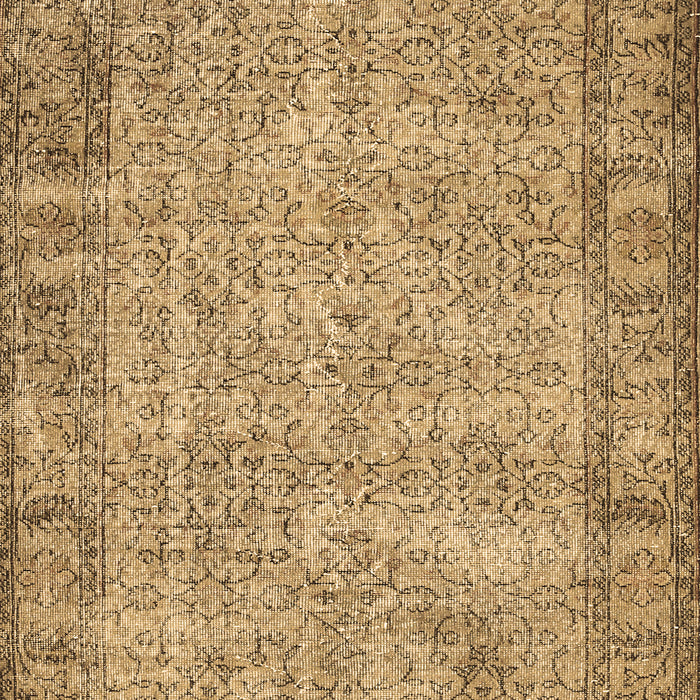Machine Washable Abstract Brown Contemporary Rug, wshcon487brn