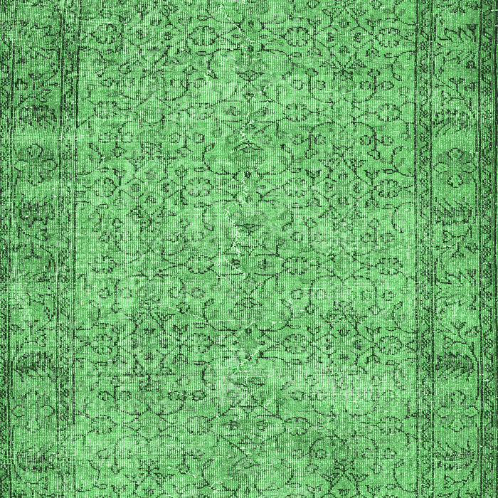 Abstract Emerald Green Contemporary Rug, con487emgrn
