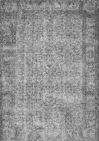 Abstract Gray Contemporary Rug, con487gry