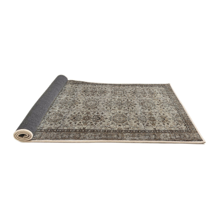 Thickness of Contemporary Brown Modern Rug, con488