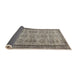 Thickness of Contemporary Brown Modern Rug, con488