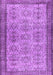 Machine Washable Abstract Purple Contemporary Area Rugs, wshcon488pur