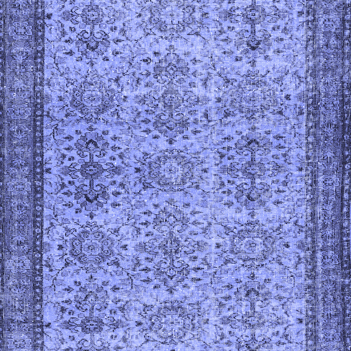 Abstract Blue Contemporary Rug, con488blu