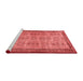 Contemporary Red Washable Rugs