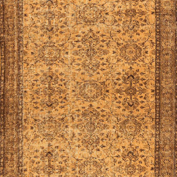 Abstract Orange Contemporary Rug, con488org