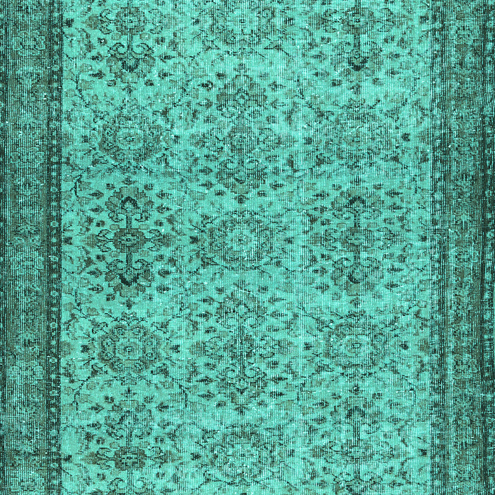 Machine Washable Abstract Turquoise Contemporary Area Rugs, wshcon488turq