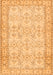 Serging Thickness of Machine Washable Abstract Orange Contemporary Area Rugs, wshcon489org