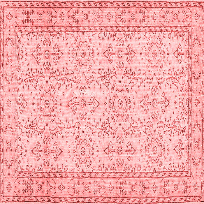 Abstract Red Contemporary Rug, con489red