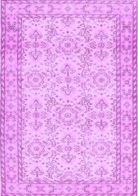 Abstract Purple Contemporary Rug, con489pur