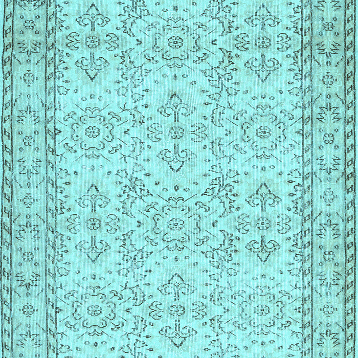 Abstract Light Blue Contemporary Rug, con489lblu