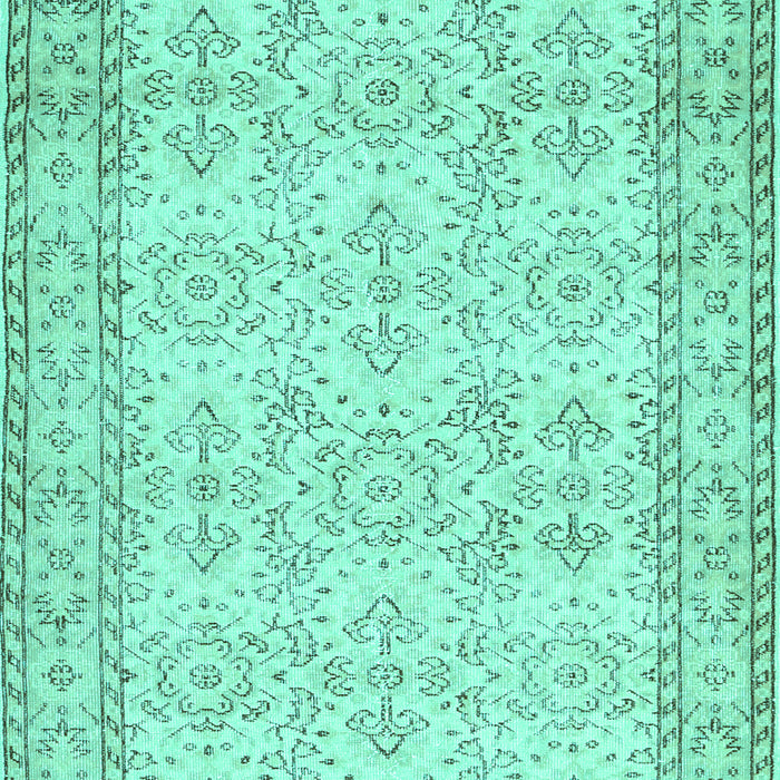 Machine Washable Abstract Turquoise Contemporary Area Rugs, wshcon489turq