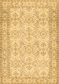 Abstract Brown Contemporary Rug, con489brn