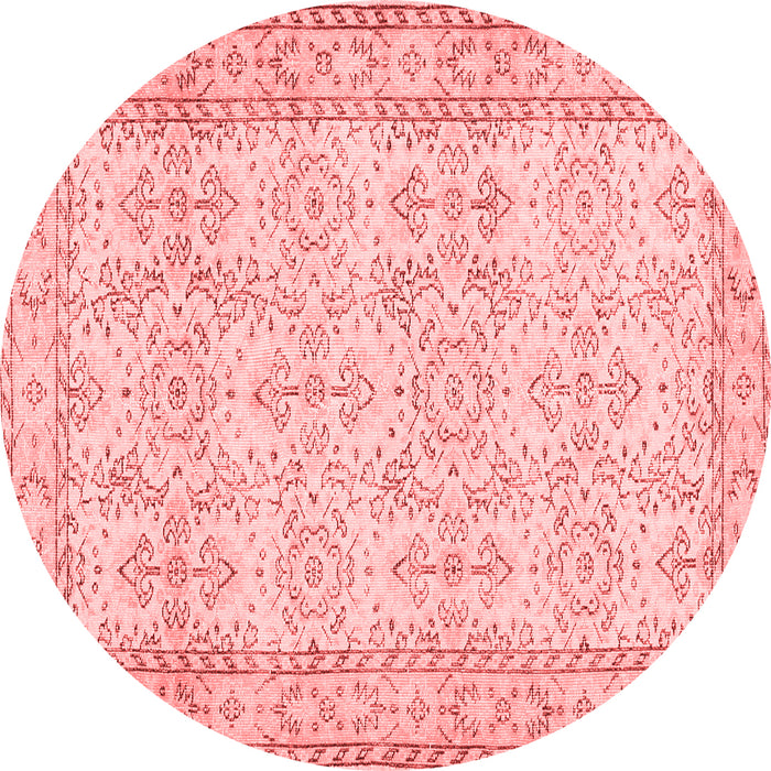Abstract Red Contemporary Rug, con489red