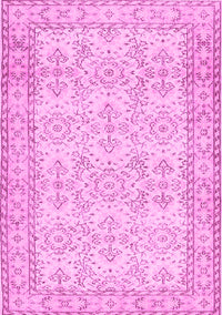 Abstract Pink Contemporary Rug, con489pnk