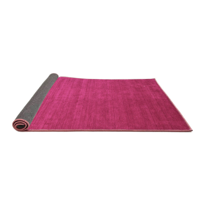Sideview of Abstract Purple Contemporary Rug, con48pur