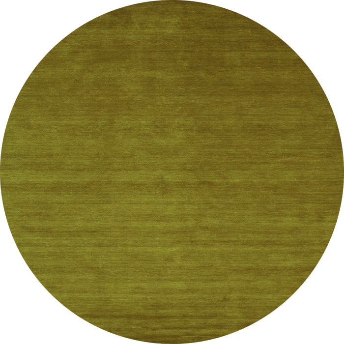 Square Abstract Green Contemporary Rug, con48grn