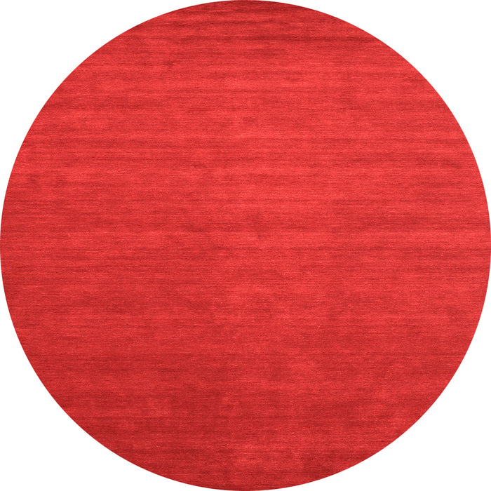 Square Abstract Orange Contemporary Rug, con48org