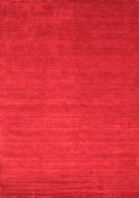 Abstract Red Contemporary Rug, con48red