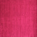 Square Machine Washable Abstract Pink Contemporary Rug, wshcon48pnk