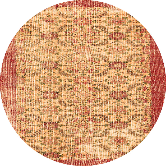 Machine Washable Abstract Orange Contemporary Area Rugs, wshcon490org