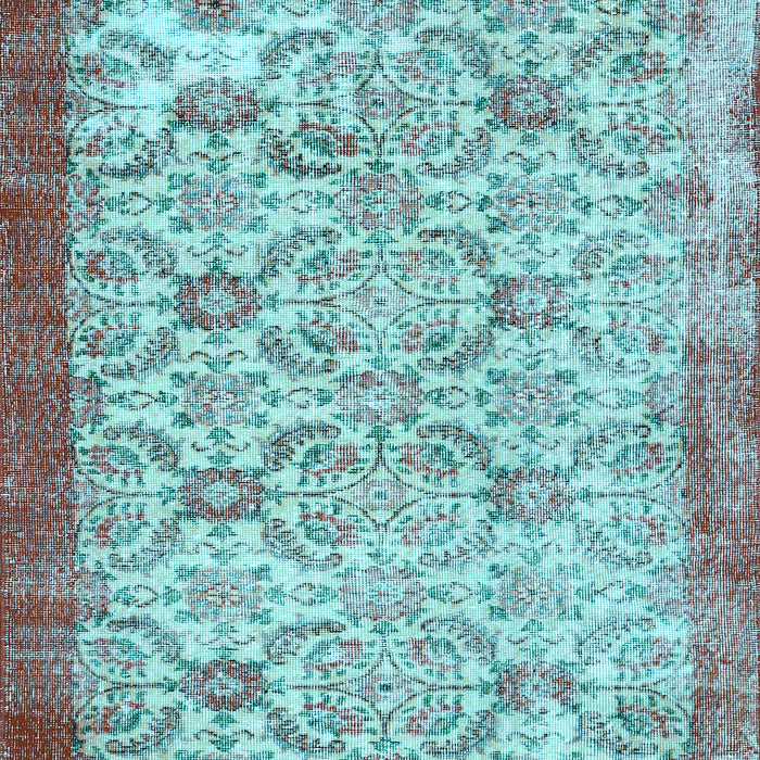 Abstract Light Blue Contemporary Rug, con490lblu