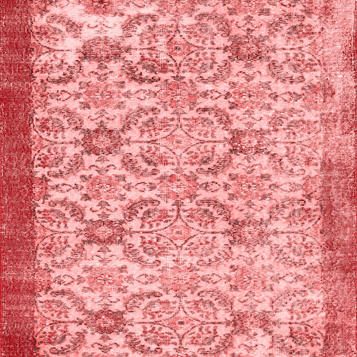 Machine Washable Abstract Red Contemporary Rug, wshcon490red