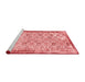 Contemporary Red Washable Rugs