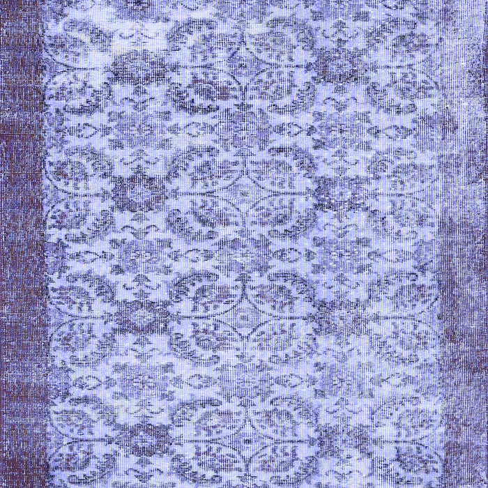 Abstract Blue Contemporary Rug, con490blu