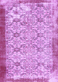 Abstract Purple Contemporary Rug, con490pur