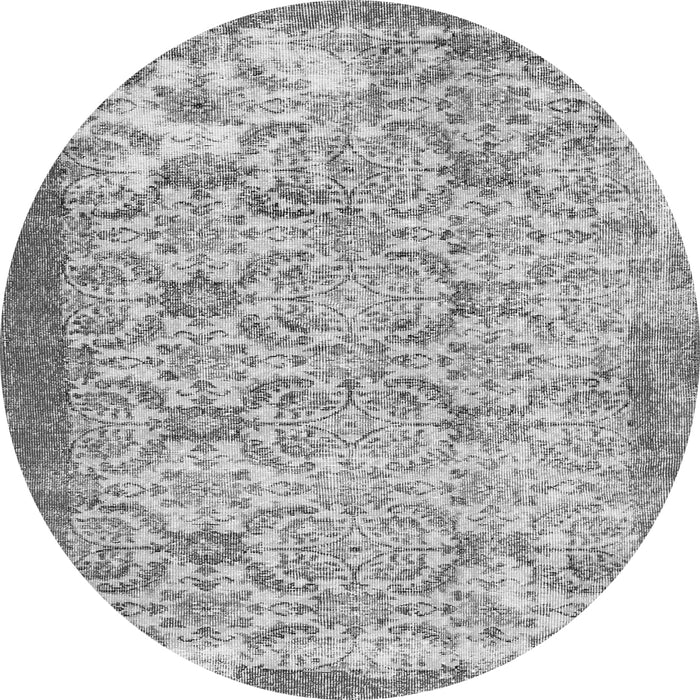 Square Abstract Gray Contemporary Rug, con490gry