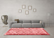 Contemporary Red Washable Rugs