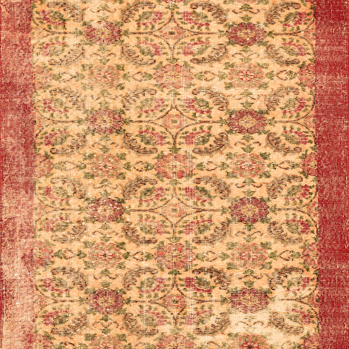 Serging Thickness of Machine Washable Abstract Orange Contemporary Area Rugs, wshcon490org