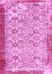 Abstract Pink Contemporary Rug, con490pnk