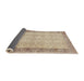 Thickness of Contemporary Khaki Gold Modern Rug, con491