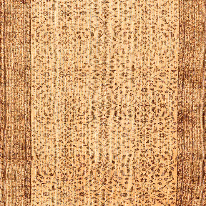 Abstract Orange Contemporary Rug, con491org