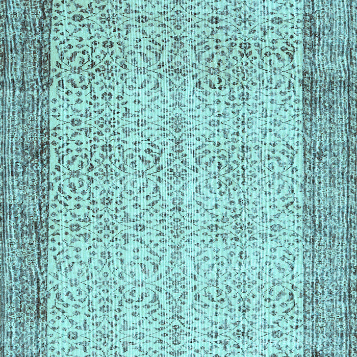 Abstract Light Blue Contemporary Rug, con491lblu