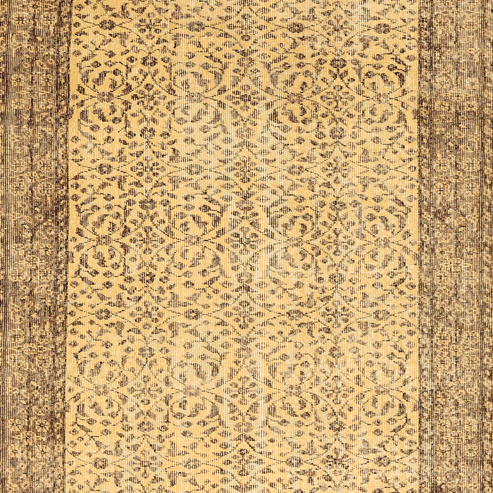 Machine Washable Abstract Brown Contemporary Rug, wshcon491brn