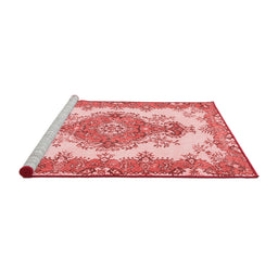 Contemporary Red Washable Rugs