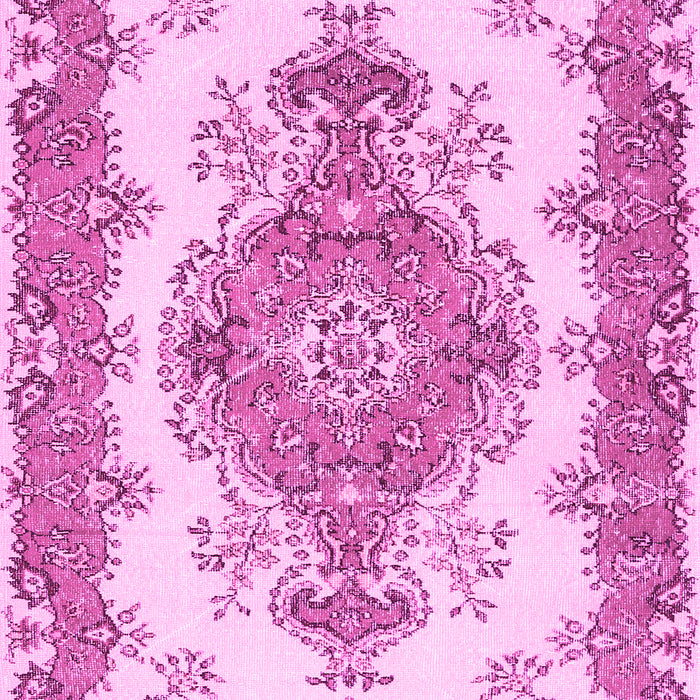 Machine Washable Abstract Pink Contemporary Rug, wshcon492pnk