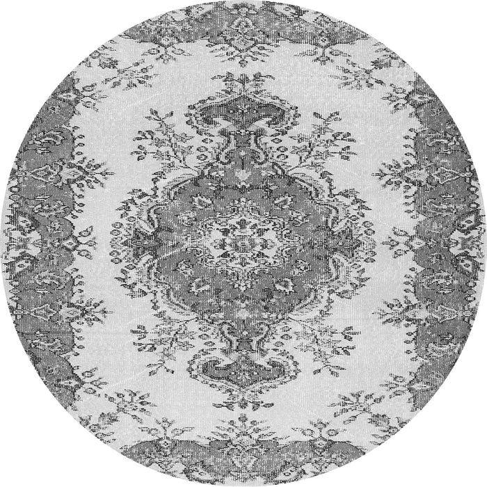 Machine Washable Abstract Gray Contemporary Rug, wshcon492gry