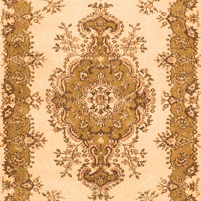 Serging Thickness of Machine Washable Abstract Orange Contemporary Area Rugs, wshcon492org