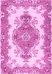 Abstract Pink Contemporary Rug, con492pnk