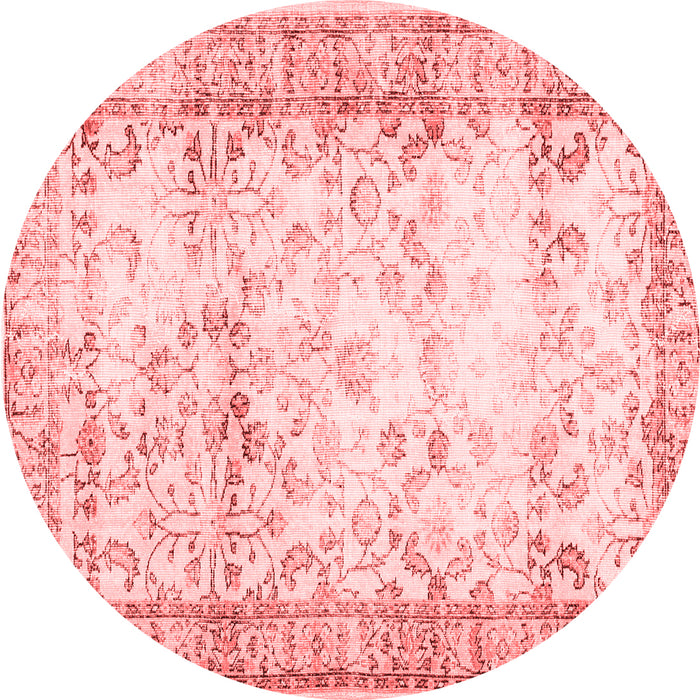 Abstract Red Contemporary Rug, con493red